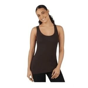 90 Degree By Reflex Power Flex‎ Racerback Tank Top Black Camo Print Sleeveless S